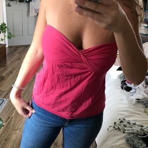 Hollister Pink Tube Top